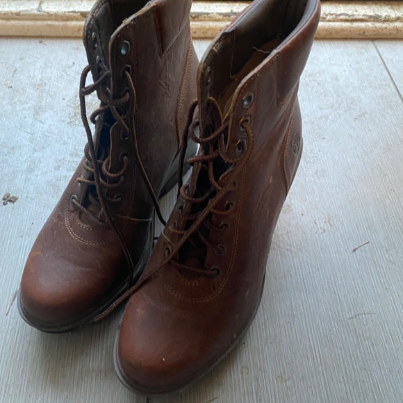 Timberland Wedge leather boots - Picture 2 of 2